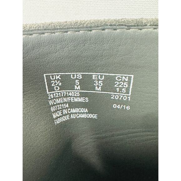 Clarks Women's Barley Rae Gray Suede Block Heel Over The Knee Boots Size 5 - Picture 12 of 12